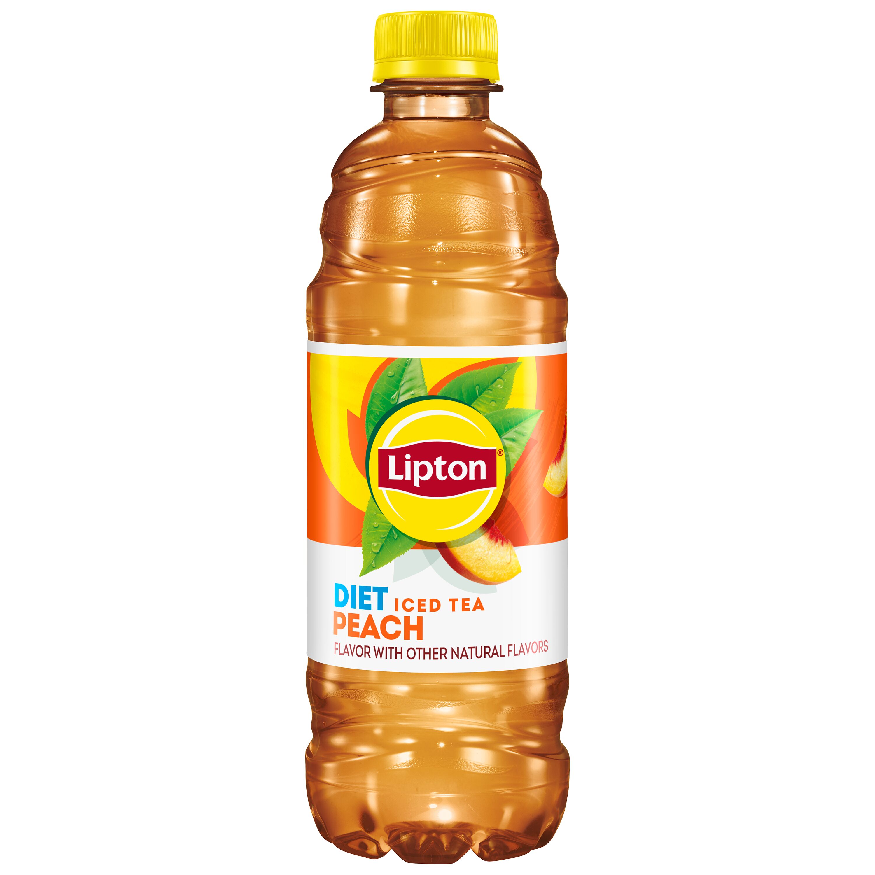 Lipton Diet Peach Iced Tea, 16.9 fl oz, 12 Pack Bottles - image 4 of 6