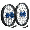 thumbnail image 4 of 21/19 Dirt Wheel Rim Blue Hub Set for Yamaha YZ250F YZ450F YZ 250 450 F 2009-2013 2010 2012, 4 of 4