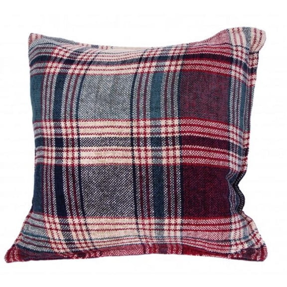 18 x 18 in. Chenille Cushion, Moorpark Jewel
