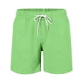 thumbnail image 4 of Ruyang Boys Quick Drying Shorts Cotton Casual Surfing Beach Shorts Summer Stretch Swim Shorts with Adjustable Drawstring, 4 of 5