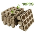 thumbnail image 1 of CNKOO Square Peat Pots Plant Seedling Starters Cups Nursery Herb Seed Biodegradable Pots, 1 of 9