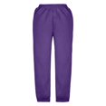 thumbnail image 3 of Girls Casual Solid Sweatpants, Drawstring Jogger Pants, Everyday Athletic Trousers for Medium and Large Girls, 3 of 6