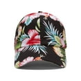 thumbnail image 1 of Low Profile Unstructured Floral Cap - Black, 1 of 2