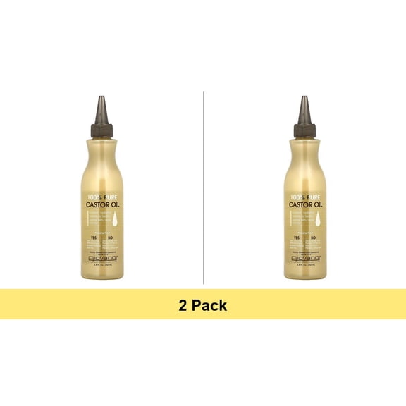 Giovanni Smoothing Castor Oil Leave-In Conditioner 11.5 Oz - 2 Pack
