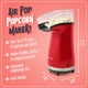 thumbnail image 2 of Nostalgia - Máquina para hacer 16 tazas de palomitas de maíz con saludable aire caliente, sin aceite, incluye tapa para medir el grano, es de acero inoxidable, color rojo, 2 of 5