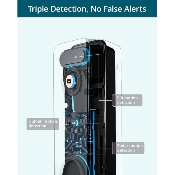 AOSU 5MP Wireless Doorbell Camera, Video Doorbell with No