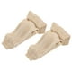 thumbnail image 5 of ColoMX 2 ménsulas decorativas de madera: apliques de esquina de madera tallados a mano de estilo europeo, adornos para puertas y repisas de chimenea., 5 of 8