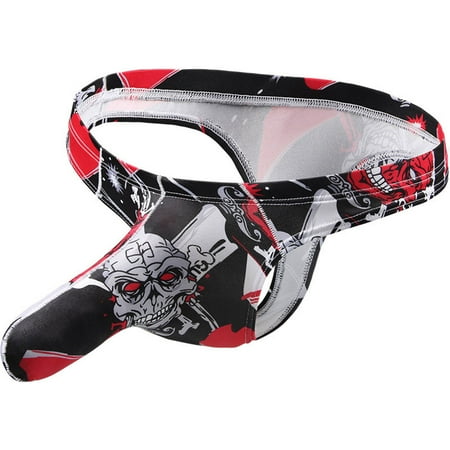 

G String Thongs For Women Ps536 Men S Thong Print Mid-Low Waist Panty Thong Black G-Strings