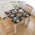 thumbnail image 2 of nygtbtfer Ocean Fish Scale- Table Cloth  TableCloths Reusable Table Covers Durable Picnic Mat Outdoor Table Cloths Cover Protector For Parties Kitchen DiningElastic Edge, 2 of 7