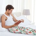 thumbnail image 5 of Naloa Flamingo Flower Pajama Pants Men, PJ Bottoms, Sleep & Lounge Pants-Small, 5 of 6