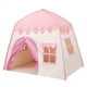 thumbnail image 1 of Tienda de juegos rosa para niños, tienda de campaña de princesa para niñas, habitación interior para niños, Seguridad al aire libre, no tóxica con luz de bola de algodón, 1 of 5