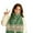 Green, variant on Women's Isle Wool Knitted Scarf Artistic High End Warm Cold Weather Neck Wrap