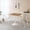 Style D, variant on 5 Pieces Dining Set, Clear Dining Chairs Set of 4 with 31.5'' Mid-Century Dining Table, Modern Kitchen Chair with Transparent Seat, Acrylic Accent Side Chairs with Robust Metal Legs for Dining Room