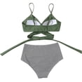 thumbnail image 4 of Maillots de Bain Push Up à Taille Haute pour Femmes, 4 of 4