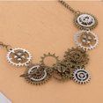 thumbnail image 6 of Necklace Steampunk Jewelry Gears Pendant Retro Neck Chain Costume Clock Clockwork Vintage Gothic Cog Gear Cogs Choker, 6 of 6