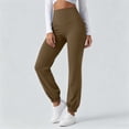 thumbnail image 7 of Qingpeng Womens High Waisted Yoga Jogger Pants Stretch Cuffed Trousers Breathable Gym Running Daily Sports Pants with Side Pockets, 7 of 7