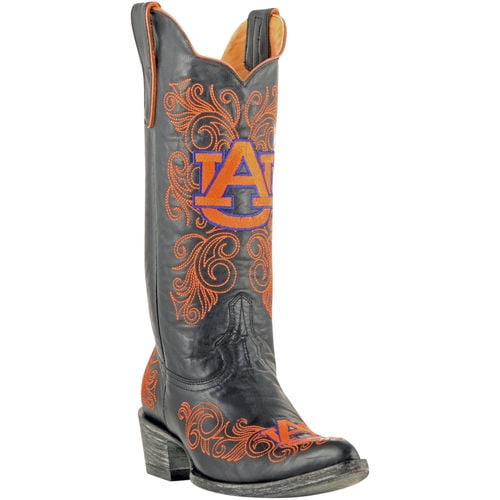 orange cowboy boots womens