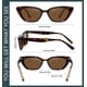 thumbnail image 5 of Gafas de Sol WOWSUN Pequeñas de Ojo de Gato Polarizadas para Mujer, 5 of 5