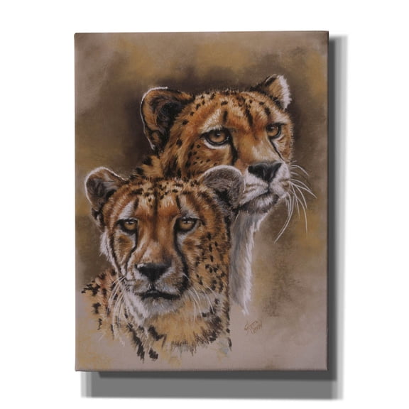 Epic Graffiti 'Twins' by Barbara Keith, Canvas Wall Art, 12"x16"