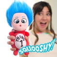 thumbnail image 3 of Dr. Seuss Cat in the Hat Squooshy Plush Thing 1, Super Soft Squishy Thing 1 Plush Toy, Kids Toys by Just Play, Ages 3+, 3 of 7