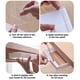 thumbnail image 5 of Organizador de cajones debajo del escritorio, organizador de oficina, organizador de papelería, caja organizadora de cajones blancos, 5 of 6