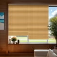thumbnail image 3 of 2Pcs Filtering Temporary Blinds for Windows, Cordless Pleated Light Filtering Fabric Shade Self Adhesive Pleated Window Shade, Easy to Cut and Install 60*180cm Coffee, 3 of 6
