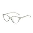 thumbnail image 2 of Blue Light Blocking Glasses Unisex Clear View Kitty Eye Shape Frame Strong Hinge Smooth Transparent with Rim Eye Protection Clear Bluelight Glasses Spectacles, 2 of 8