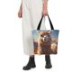 thumbnail image 5 of Fotbe Fluffy Alpaca Mountain Meadow Bolsa de Playa con Estampado, Bolsa de Hombro, Bolsa de Mano Espaciosa, Bolsa de Viaje Ligera, Bolsa de Compras Versátil, 5 of 6