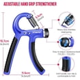 thumbnail image 2 of Grip Strengthener Forearm Strengthener Hand Grips Strengthener Kit - 5 Pack Adjustable Resistance, 2 of 5