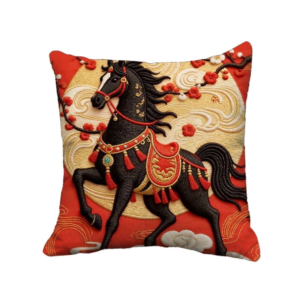 Estándares de Almohada Tamaño Estándar Algodón, 17.7x17.7 Pulgadas Cubiertas de Almohada Decorativas con Tela Suave, Estándares de Almohada con Cremallera Tamaño Estándar, Cremallera Oculta para la De