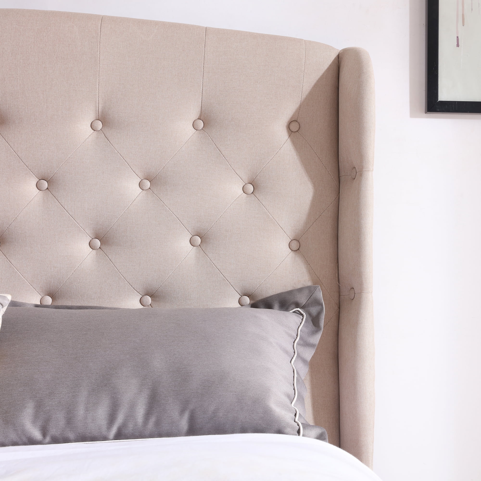 Brighton upholstered platform bed deals