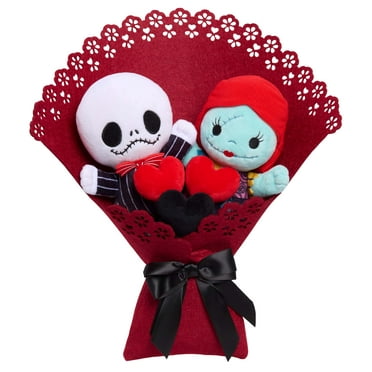Disney Tim Burton's The Nightmare Before Christmas Valentine 13.5-inch Medium Plush Bouquet