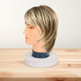 thumbnail image 6 of Toysmith Makeup Doll Head Male Mannequin Head Training Professional Male Hair Model Head for Necklace Hats Wigs Making Styling Glasses style B, 6 of 9
