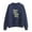 Blue, variant on Womens Sweatshirts Plus Size Long Sleeve Round Neck Printed Causal Sweatshirts White S