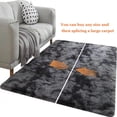 thumbnail image 5 of JANDEL Long Plush Area Rug, Soft Fake Fur Washable Non-Slip Decorative Floor Mat for Living Room Bedroom Playing Room, Gray, 50*160cm, 5 of 7