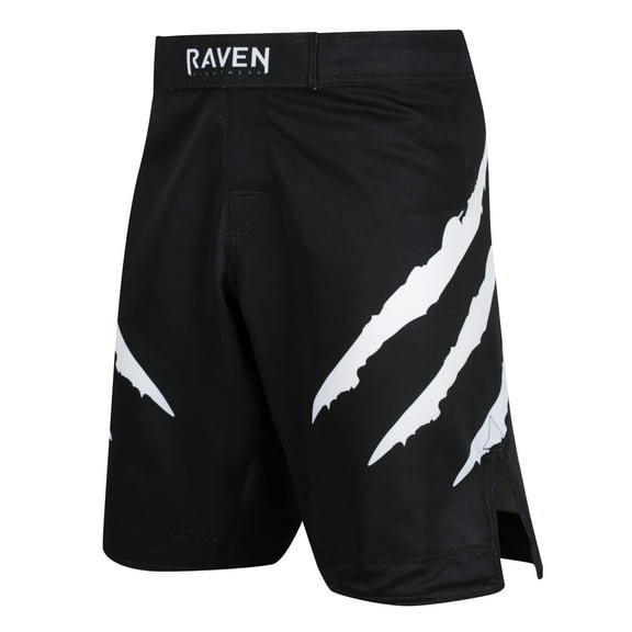 Raven Fightwear Men's Shredder MMA Shorts BJJ Black