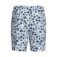 thumbnail image 2 of Lsque Seaside Primary Color Mens Sleep Pajama Shorts,Short Pajama Pants, Cotton Ultra-Soft Knit-XX-Large, 2 of 9