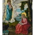 thumbnail image 3 of Hans Baldung 20x23 Black Modern Framed Museum Art Print Titled - Saint John on Patmos (ca 1511), 3 of 5