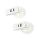 thumbnail image 5 of 2x Clip de ventosa para coche, ventosa para gafas de sol, ventosa redonda reutilizable Blanco, 5 of 7