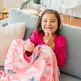 thumbnail image 6 of Wildkin Plush Throw Blanket for Toddler Boys and Girls, Ultra-Soft Velour, Double Layer Dotted Backing (Magical Unicorns), 6 of 8
