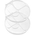 thumbnail image 2 of 2Pcs Makeup Mixing Palette for Professional Makeup Artists Transparent Circular Color Mixing, 2 of 9