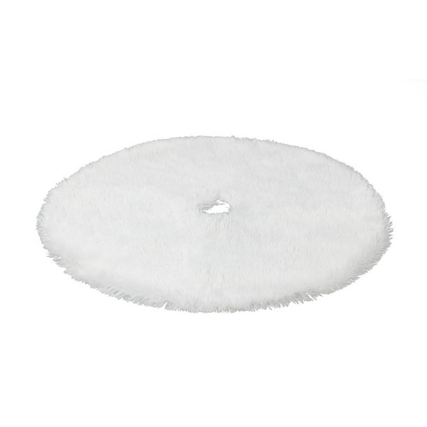 Falda de árbol de Navidad Suministros de decoración de árbol de Navidad Delantal de árbol de Navidad Abanopi Blanco/120cm
