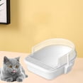 thumbnail image 1 of Caja de arena para gatos perfecl desmontable con lados altos semicerrados L, 1 of 8