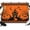 Orange Black, variant on Halloween Orange Backdrop for Photography,Fabric Photo Background Backdrop,Cartoon Castle Bat Plaid Moon Black Photo Booth Background for Portrait Photoshoot Video Wedding Studio Decor Banner 7x5ft