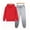 Red, variant on NEBWOAK Boys 2 Piece Sweatsuit Set Blue Pullover Hoodie and Jogger Sweatpants for Kids Casual Activewear,Size 14-15 T