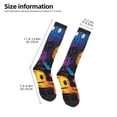 thumbnail image 2 of Fuzoiu Playful Ghosts Night Sky Print Adult Stockings,Crew Socks,Unisex Fashion Socks, Casual Sports Socks,Comfortable Crew Socks for Everyday Wear and Sports, 2 of 6