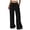 Black, variant on SWQZVT Women's Summer Palazzo Pants High Waisted Wide Leg Drawstring Flowy Beach Lounge Pants with Pockets