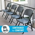 thumbnail image 5 of Lifetime Product Steel Indoor/Outdoor All-Weather and Durable Folding Chair, Gray (Set of 4), 5 of 13