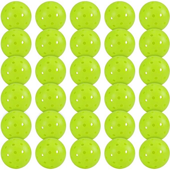 Bonison Sportic USA Outdoor & Indoor Pickleball Balls, Green, 30 Count