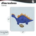 thumbnail image 4 of Stupell Industries Contemporary Sporty Baby Dino Canvas Art, 17 x 17, by Lucille Price, 4 of 8